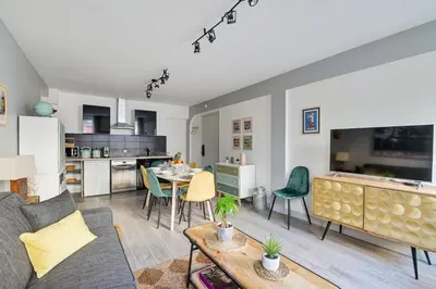 Cuisine ou kitchenette dans l'établissement 216 Suite Vintage spirit - Superb Apartement
