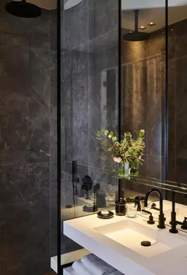 Salle de bains dans l'établissement Maison Boissière BARNES Residences