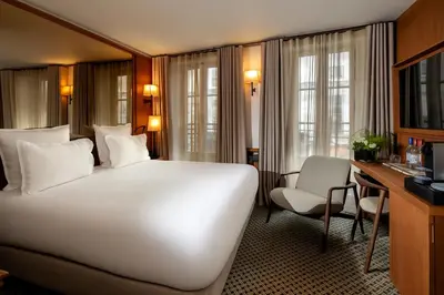 Télévision ou salle de divertissement dans l'établissement Hôtel Villa Madame - Saint-Germain-des-Prés