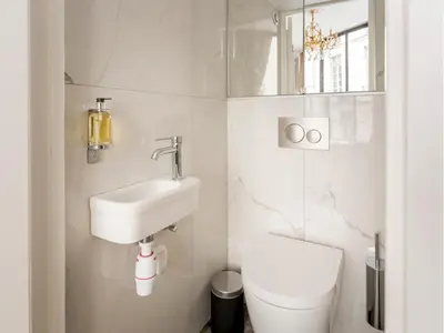 Salle de bains dans l'établissement Merveil - Luxury Suite - Louvre - Reaumur I