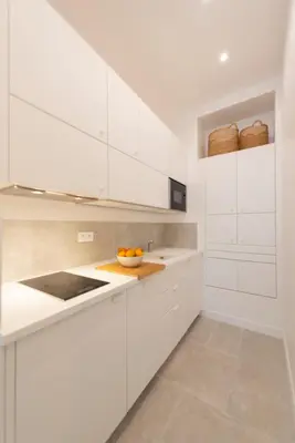 Cuisine ou kitchenette dans l'établissement Mayenne