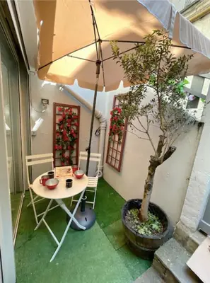 Terrasse ou espace extérieur de l'établissement Sympathy Studio For 2 Near The Sacre Coeur