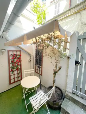 Balcon ou terrasse dans l'établissement Sympathy Studio For 2 Near The Sacre Coeur