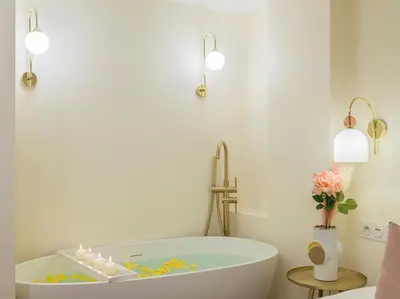Salle de bains dans l'établissement The Margarette Suite