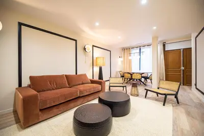 Coin salon dans l'établissement MBM - Bastille Marais