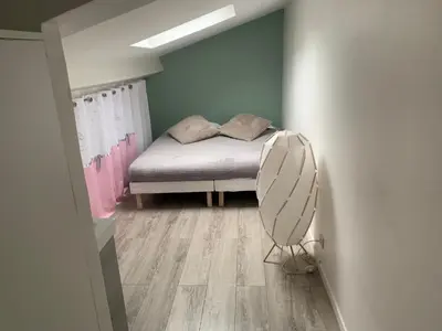 Un ou plusieurs lits dans un hébergement de l'établissement Loft Porte de Gentilly