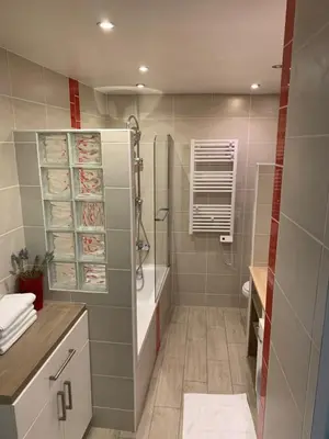 Salle de bains dans l'établissement Loft Porte de Gentilly
