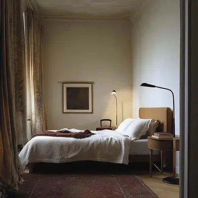 Un ou plusieurs lits dans un hébergement de l'établissement Chambre proche Elysée