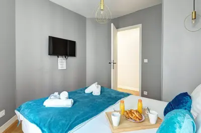Un ou plusieurs lits dans un hébergement de l'établissement 223 Suite Rothschild - Superb apartment in Paris