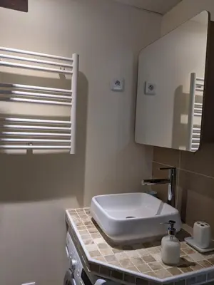 Plan de l'établissement Private acces to the all flat. Charming Parisian.