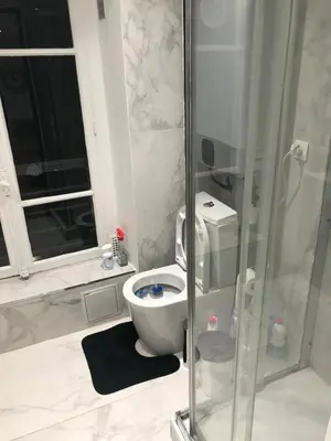 Salle de bains dans l'établissement Superbe appartement Paris/Bercy (12e) wifi&Netflix