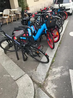 Vélo sur le terrain de l'établissement Superbe appartement Paris/Bercy (12e) wifi&Netflix ou dans les environs
