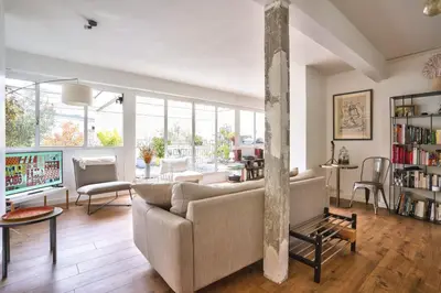 Coin salon dans l'établissement GuestReady - Apt confortable avec terrasse au 18e