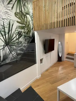 Télévision ou salle de divertissement dans l'établissement Studio Porte de Gentilly