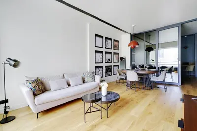 Coin salon dans l'établissement Amazing apartments - Arc de Triomphe-Champs Elysée
