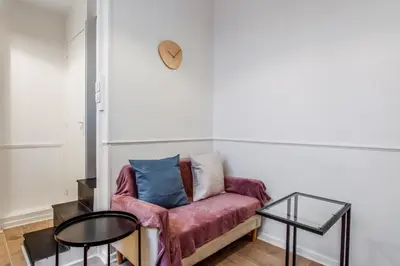 Coin salon dans l'établissement Appartement des Bergères - Welkeys
