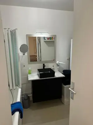 Salle de bains dans l'établissement Appt entier MONPARNASSE avec TERRASSE et PARKING