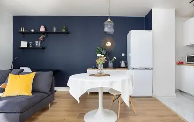 Cuisine ou kitchenette dans l'établissement Renovated apartment metro, parking included, near Porte Versaille