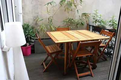 Plan de l'établissement Superbe T3 Terrasse Coeur de Paris historique