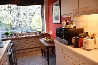 Cuisine ou kitchenette dans l'établissement Eiffel Tower - Suffren