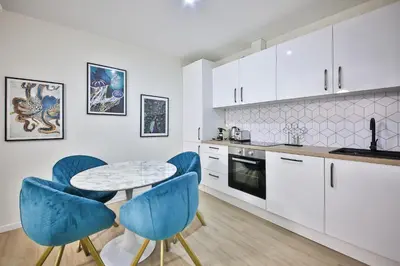 Cuisine ou kitchenette dans l'établissement B0#Appart 4pers#Champs Elysées#Arc de Triomphe