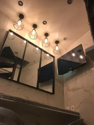 Salle de bains dans l'établissement Superbe Triplex au Coeur de Montorgueil