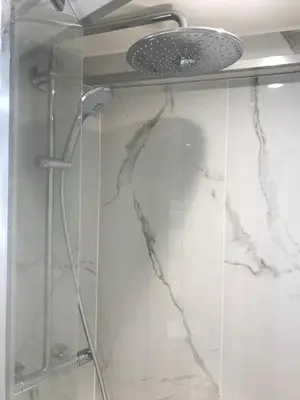 Salle de bains dans l'établissement Superbe Triplex au Coeur de Montorgueil