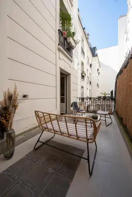 Balcon ou terrasse dans l'établissement Jehan