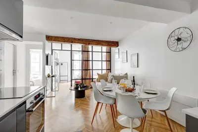 Cuisine ou kitchenette dans l'établissement 225 Suite Fashion - Superbe Appartement à Paris