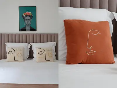 Un ou plusieurs lits dans un hébergement de l'établissement 225 Suite Fashion - Superbe Appartement à Paris