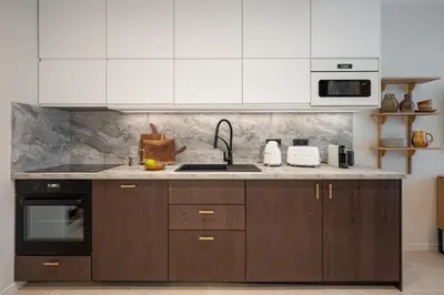 Cuisine ou kitchenette dans l'établissement New Art Gallery Loft in the Heart of Paris 15