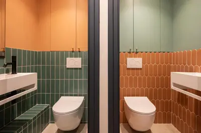 Salle de bains dans l'établissement New Art Gallery Loft in the Heart of Paris 15
