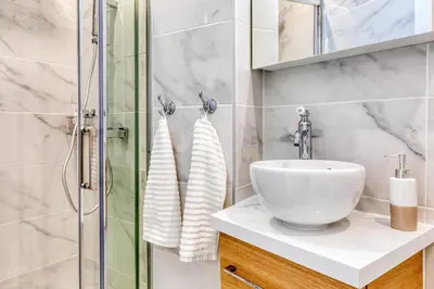 Salle de bains dans l'établissement Les Vignes de Montmartre - Studio
