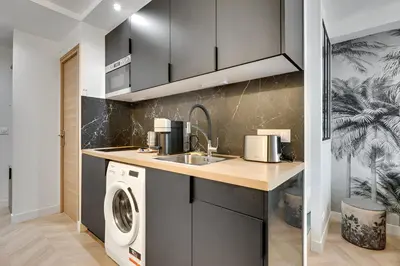 Cuisine ou kitchenette dans l'établissement 228 Suite Romy - Superbe Appartement à Paris