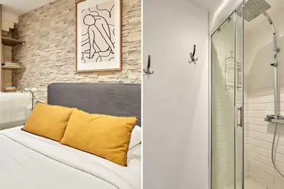 Salle de bains dans l'établissement Studio Le Marais by Studio prestige