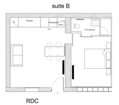 Plan de l'établissement La Marbrerie