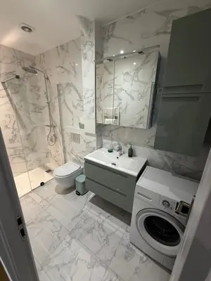 Salle de bains dans l'établissement Mêla