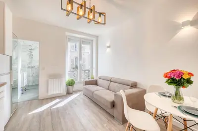 Coin salon dans l'établissement HR Rambuteau - Châtelet