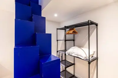 Un ou plusieurs lits dans un hébergement de l'établissement Disponible - Paris - All Equipped Souplex - Mezzanine Bedrooms - From 1 to 6 Guests - Departure up to 11am - Entrance from 4 pm