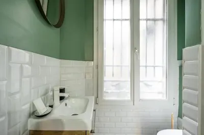 Salle de bains dans l'établissement Cosy and peaceful studio - 2P - Paris Center