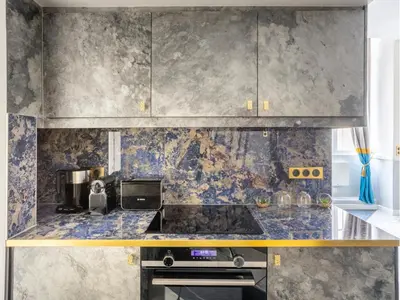 Cuisine ou kitchenette dans l'établissement Merveil - Luxury Suite - Notre-Dame - Saint Louis