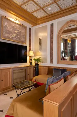 Coin salon dans l'établissement Maison Cardinal Furstemberg
