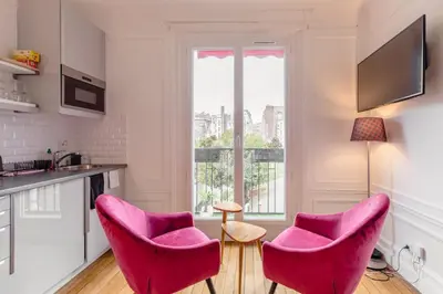 Cuisine ou kitchenette dans l'établissement GuestReady - Fantastic studio near Sacré-Cœur