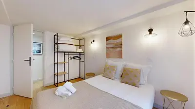 Un ou plusieurs lits dans un hébergement de l'établissement 230 Suite Mayfair - Superb apartment in Paris