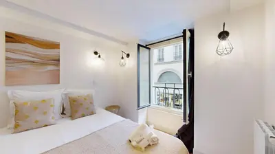 Un ou plusieurs lits dans un hébergement de l'établissement 230 Suite Mayfair - Superb apartment in Paris