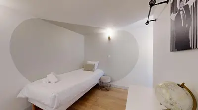 Un ou plusieurs lits dans un hébergement de l'établissement 230 Suite Mayfair - Superb apartment in Paris