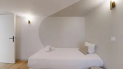 Un ou plusieurs lits dans un hébergement de l'établissement 230 Suite Mayfair - Superb apartment in Paris