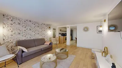 Coin salon dans l'établissement 230 Suite Mayfair - Superb apartment in Paris