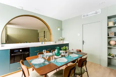 Plan de l'établissement Relais Cocorico 2 Bedrooms with AC, 2 bathrooms, 8 min Eiffel Tower
