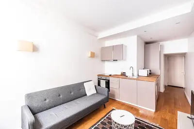 Cuisine ou kitchenette dans l'établissement Ciseaux 3F - SAINT GERMAIN DES PRES - Bail Mobilité